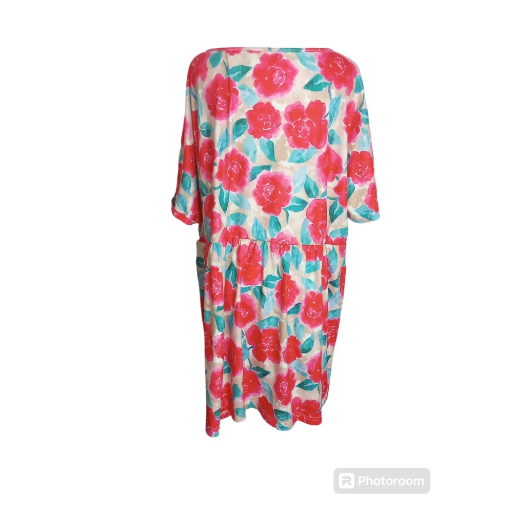 Southern Stitch Women's Blouse  Sleeveless 3XL Colorful Floral Tulips NWT